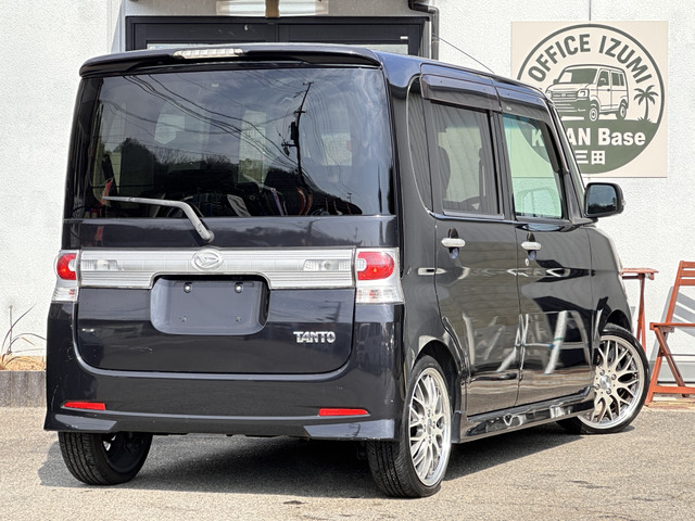 ダイハツ タントカスタム X 車検令和8年6月・ダウンサス・ナビETC の