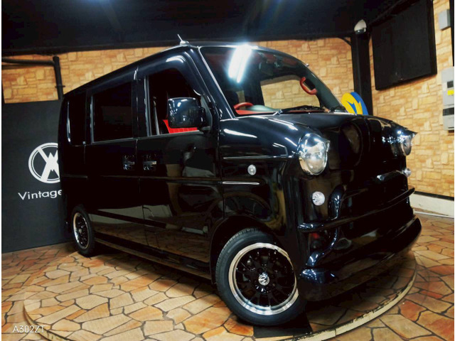 スクラムワゴンPZ ターボ 4WDレトロバス仕様 キャルルックカー