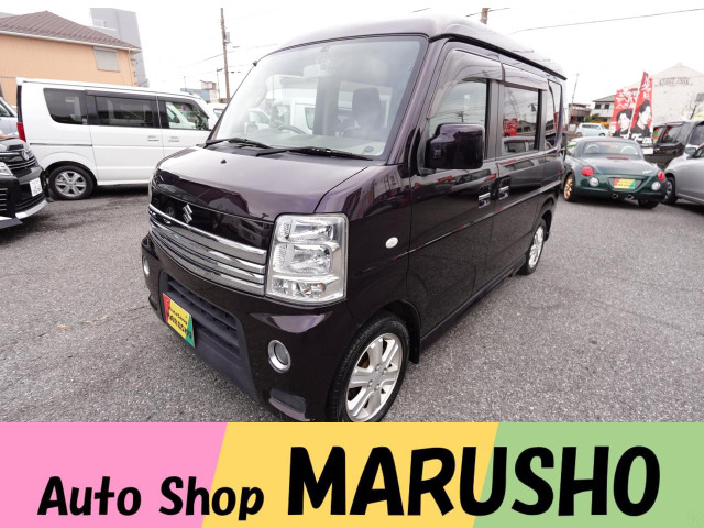 エブリイワゴン PZターボスペシャル ハイルーフ 社外ナビ地デジ両側Pスライドドア