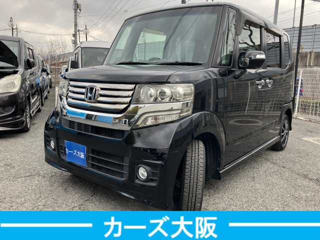 N-BOXカスタム G Lパッケージ B プッシュスタート パワスラ ナビ