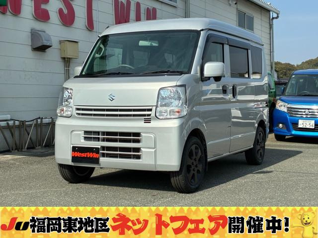 エブリイ PC ハイルーフ 14インチアルミホイル装着 ナビ テレビ