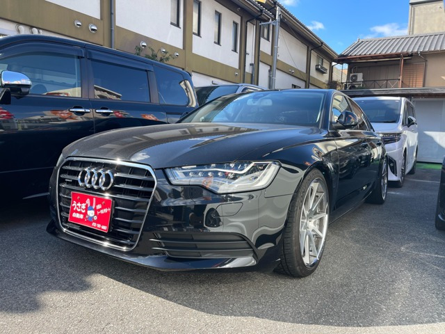 A6  FSI クワトロ 4WD ブラックレザー 20インチアルミホイル ローダウン