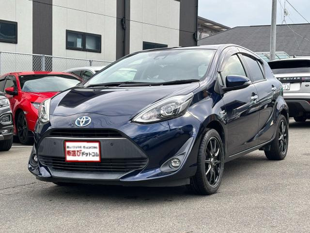 アクア1.5 S スタイルブラック☆バックカメラ☆純正ナビ☆社外アルミ☆