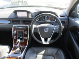 V70 T4 SE 軽減ブレーキ BLIS 黒革 ナビTV