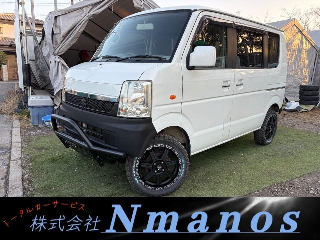 エブリイワゴンJPターボリフトアップカンガルーバー 片側電動ドア