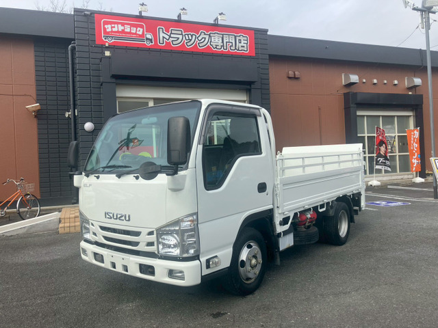 エルフ  2t積・平ボディ・垂直ゲート・全低床