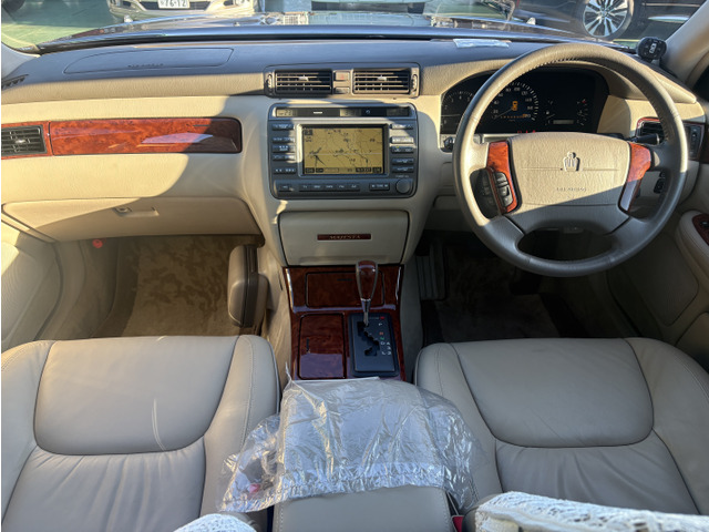 トヨタ クラウンマジェスタ 本革シート リアサンシェード ETC の中古車