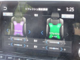 運転席と助手席にはマッサージ機能も装備!
