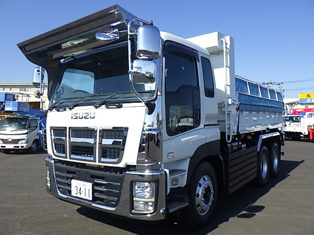 ギガ ダンプ 大型Lゲートダンプ 低走行19.3万