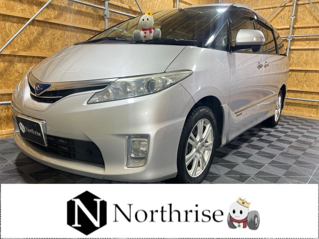 エスティマハイブリッド2.4 X 4WD純正ナビTV後カメラ両側電動ドアLED