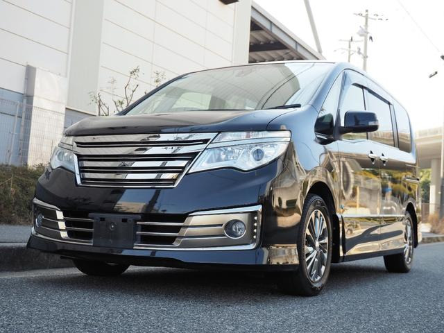 セレナ  ライダー ブラックライン S-ハイブリッド 車検2年付き 純正ナビ ETC