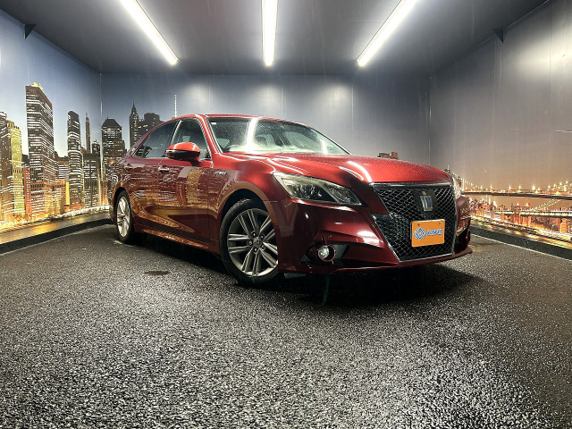 クラウンアスリート ハイブリッド 2.5 S テラロッサシート メーカーナビ レーダー