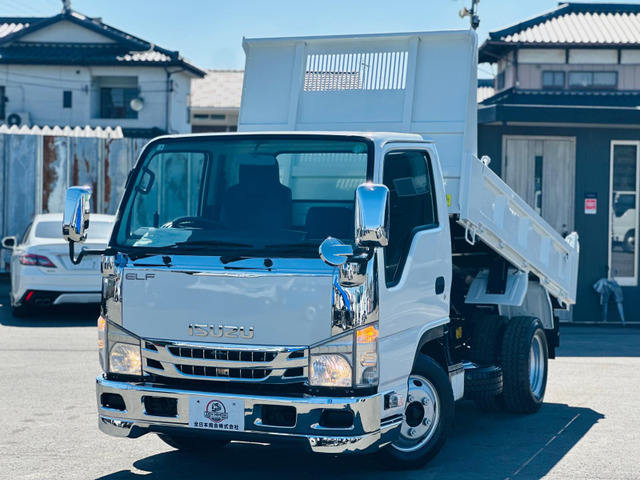 エルフ 3.0 三転強化ダンプ フルフラットロー ディーゼル 3tダンプ