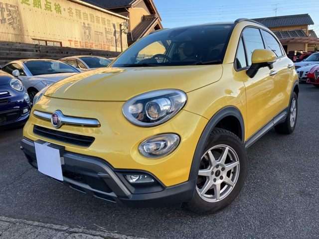 500X イエロークロス 4WD 4WD ブラウン革シート  バックカメラ