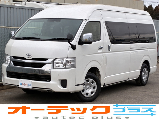 ハイエース2.7 グランドキャビン スーパーロング ハイルーフ 4WDセーフティセンス 電動スライド 社外ナビ