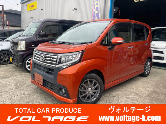 ムーヴカスタム  カスタム X SAII KENWOODフルセグTV付きナビ プッシュスタート