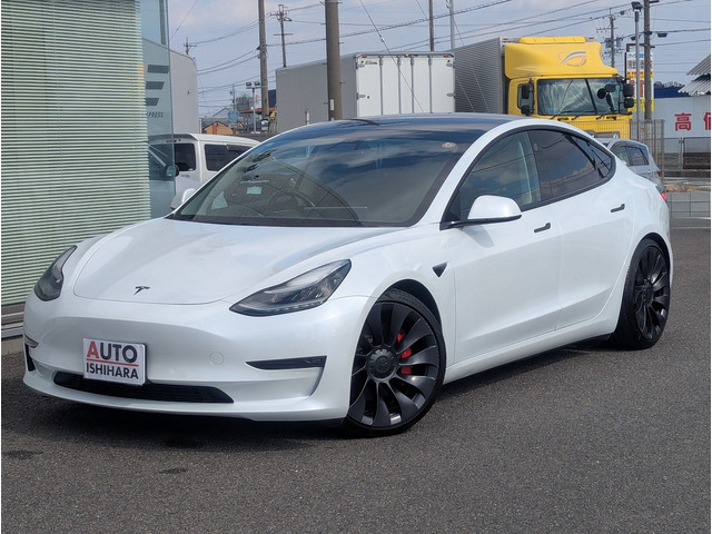 モデル3 パフォーマンス 4WD 車検9年11月 2021年モデル 車高調