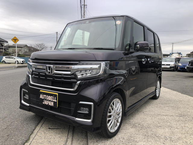 N-BOXカスタム L ターボ 純正8インチナビ フルセグTV  ETC