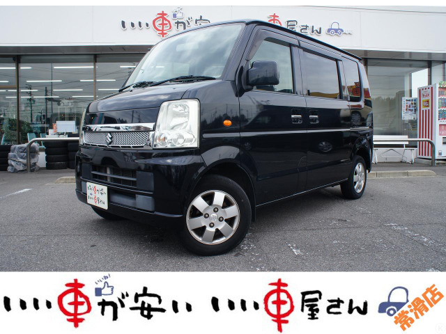 エブリイワゴンJPターボ禁煙☆1オーナ☆ナビ☆TV☆PスラETC