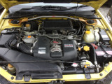 EJ20水平対向エンジンは2リッターツインターボ。ラジエーター及びサーモスタット交換済みです。
