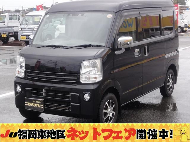 NV100クリッパーGXターボ ハイルーフ 4WD4速AT デュアルカメラブレーキサポート