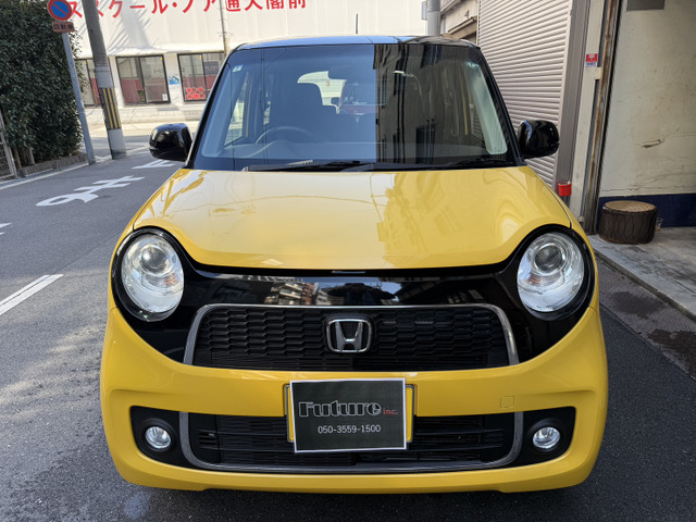 N-ONEプレミアム Lパッケージ 2トーンカラースタイル綺麗なイエローとブラックのお洒落な一台