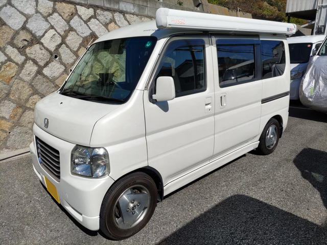 バモスホビオターボ 4WDホワイトハウス MYBOX キャンパー