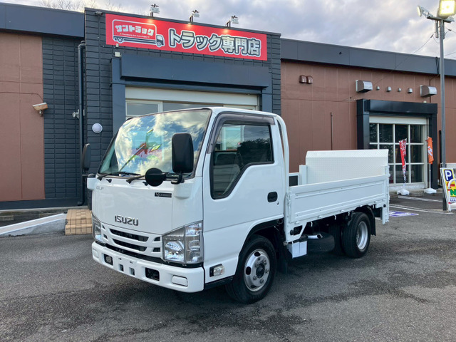 エルフ  2t積・平ボディ・垂直ゲート・全低床