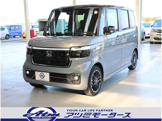 N-BOXカスタム ターボ コーディネートスタイル 2トーン LEDフォグ・ナビ装着用PKG