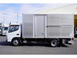 キャンター アルミバン ロング サイド扉 2t 格納パワーゲート