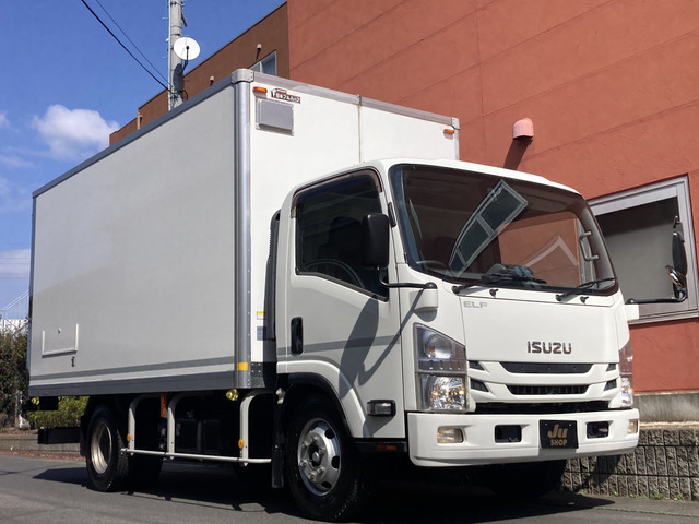 エルフ3.0 ワイド ロング 高床 ディーゼル 保冷バン・オートフロア・積載3700kg