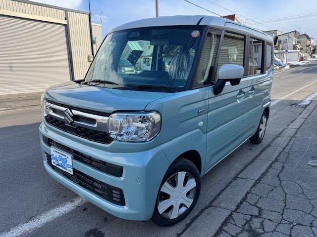 スペーシア ハイブリッド(HYBRID)  X 4WD ナビパッケージ ワンオーナー 禁煙車