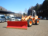 日立 ホイールローダー スノウプラウ 排土板 バケット付