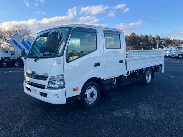 デュトロ  2t積・平ボディ・垂直ゲート・セミロング