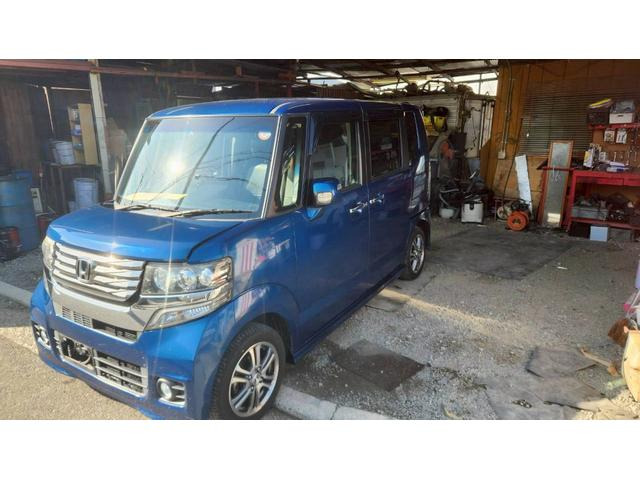 N-BOX+カスタム G ターボ パッケージ 総額44万ターボアルミ左右電PスラテレビbカメラETC