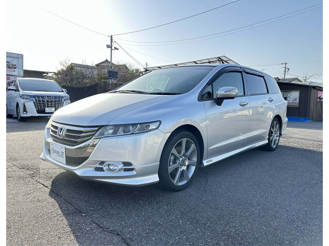 オデッセイ2.4 MX エアロパッケージ中古販売・平成25年・シルバー