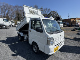 車輛右側前面:R6スズキキャリイダンプ,令和6年スズキキャリイダンプ,走行距離2600㎞台💨,車検有R10.1,4WD,F5速,アイドリングストップ,パーキングセンサー,ETC,キーレスキー,PW,AC他