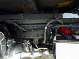 燃料タンク100L シャーシは 錆止め/マフラー塗装 仕上げに力を入れています。