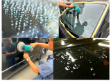 入庫時にグラスコート【簡易Vre】を施しています! 納車時にもコート剤及びフロントガラスにも撥水コートを施しています! 納車されてガラスやボディが水垢やウロコだらけじゃ悲しいですよね・・・