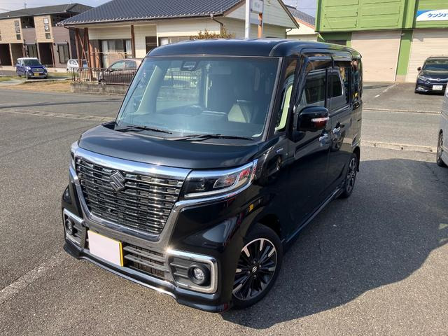 スペーシアカスタムハイブリッド(HYBRID)  XSターボ 4WD純正8インチナビ ドラレコ 後席モニター