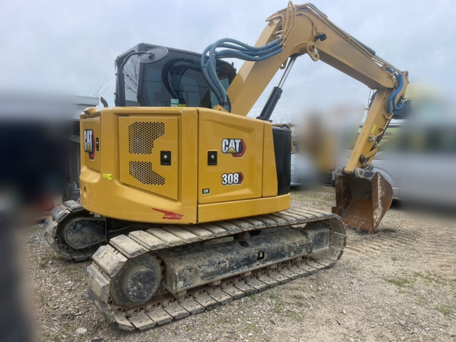 CAT 油圧ショベル 308CR-07A 稼働364時間 配管