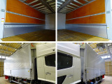 荷台内寸:621&times;240&times;244 トランテックス/1071F45-02 リア観音扉 落とし込みフック5対 左右セイコーラック ラッシングレール2段(59cm/140cm) 荷室LED灯3個