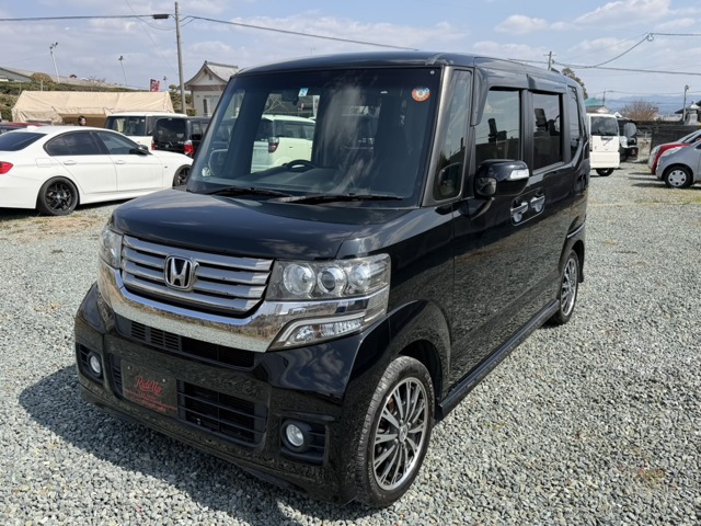 N-BOXカスタム G ターボ パッケージ ETC ドライブレコーダー ターボ車