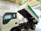 荷台内寸:305&times;159&times;32 新明和/DR2-0110SY 三方開 手動コボレーン付(垂直ロック可/約39cm)