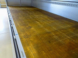 荷台内寸:621&times;240&times;244 トランテックス/1071F45-02 リア観音扉 落とし込みフック5対 左右セイコーラック ラッシングレール2段(59cm/140cm) 荷室LED灯3個