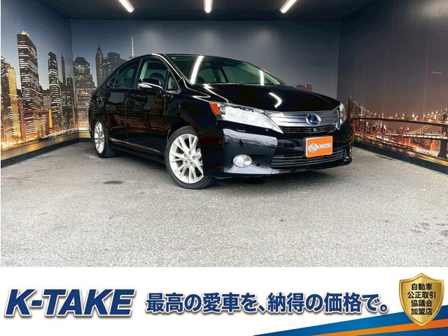 HS250h バージョンI黒本革シート メーカーナビ パワーシート