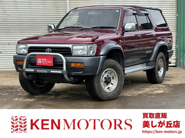ハイラックスサーフ 3.0 SSR-G ワイド ディーゼル 4WD レカロシート 社外ハンドル 社...