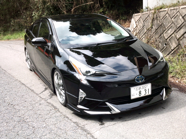 プリウス 1.8 A 社外19AW エアロ NEWオールペン