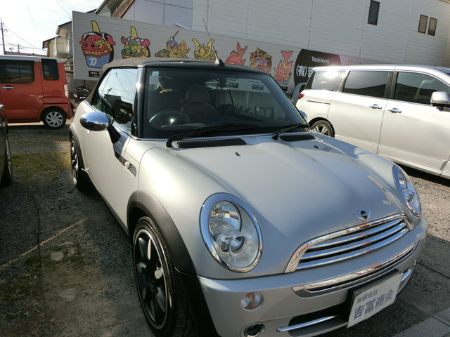 ミニコンバーチブル クーパー サイドウォーク 車検満タン2年付・茶革シート!電動!