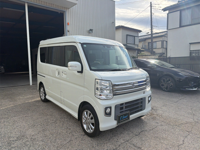 エブリイワゴンPZターボスペシャル ハイルーフ令和1年式!スペアキー有!